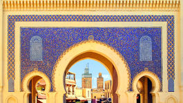 Modrá brána, Bab Boujelud, Fes, Maroko, moslimovia, islam,