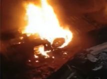 pakistan nehoda oheň autobus