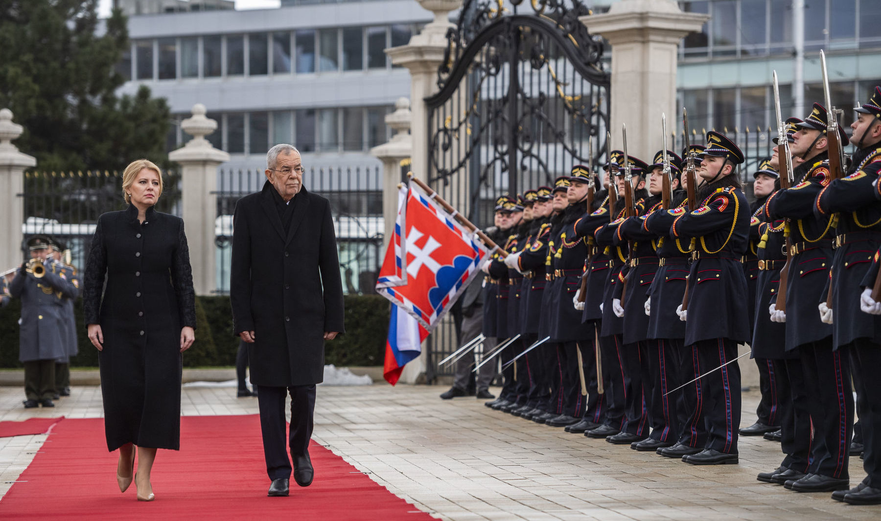 Prezidentka SR Zuzana Čaputová a rakúsky...
