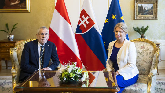Čaputová hovorila s rakúskym prezidentom o energetike i hraničných kontrolách