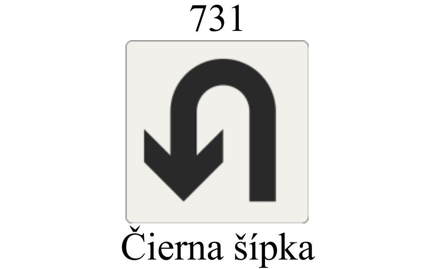 Doplnková šípka, umožňujúca v križovatke...