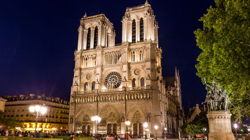 katedrála Notre Dame, Paríž, Francúzsko, 