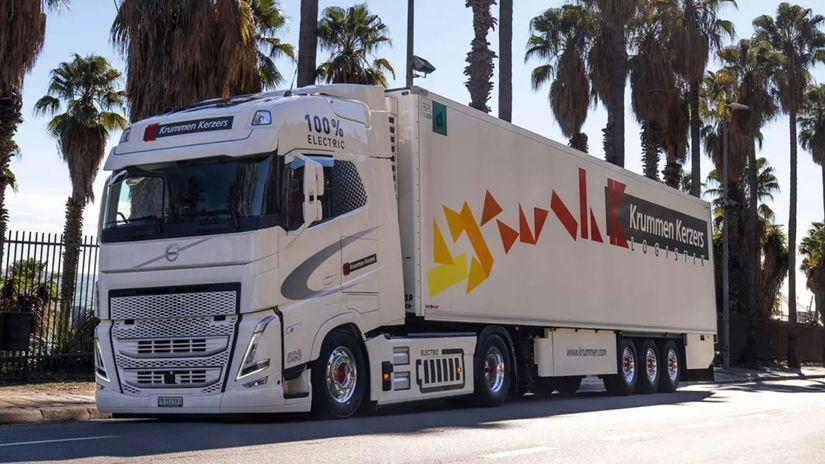 Elektrický ťahač Volvo FH Electric síce zvládol...