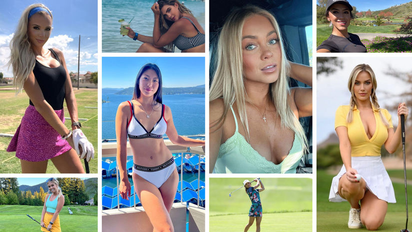 Krásne ženy z golfových greenov. Toto sú ony...