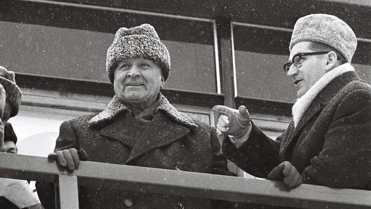 Prezident ČSSR Ludvik Svoboda s predsedom vlády...