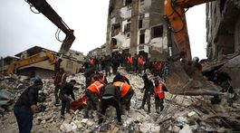 Sýria Turecko Zemetrasenie Silné Obete
