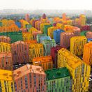 Comfort Town, Kyjev, Ukrajina, mesto, domy, sídlisko, bývanie,