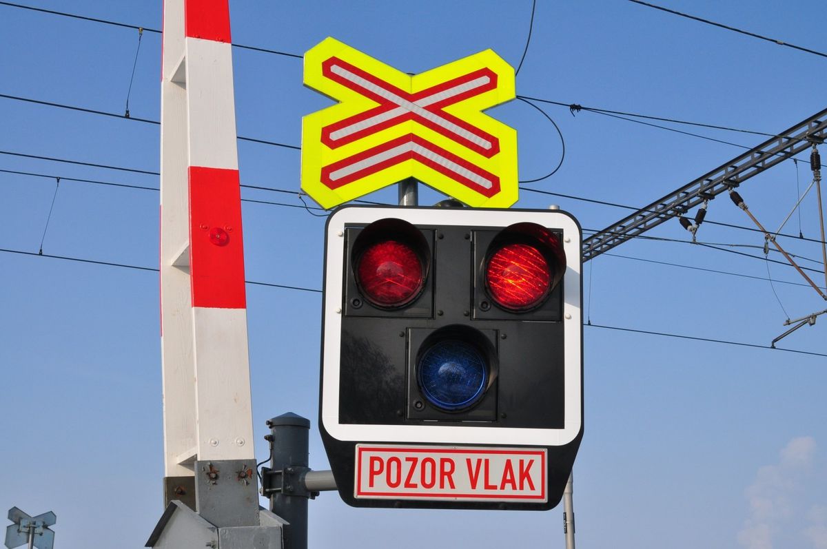 Zariadenie na železničnom priecestí v Česku...
