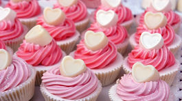 Valentínsky cupcake