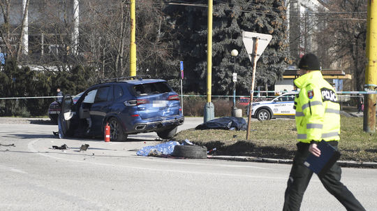 Na snímke dopravná nehoda v Košiciach 10....