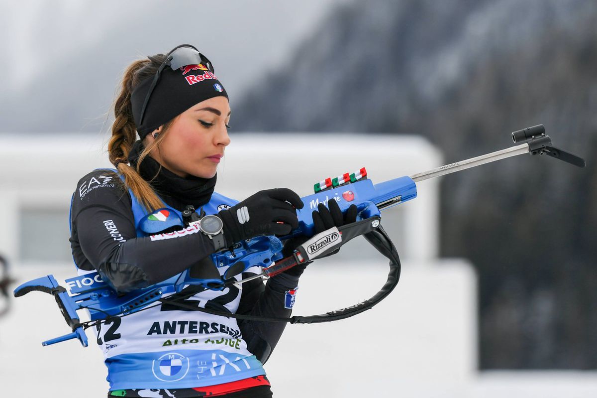 Talianska biatlonová hviezda Dorothea Wiererová.