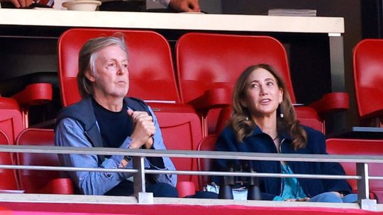 Paul McCartney a jeho manželka Nancy Shevell...