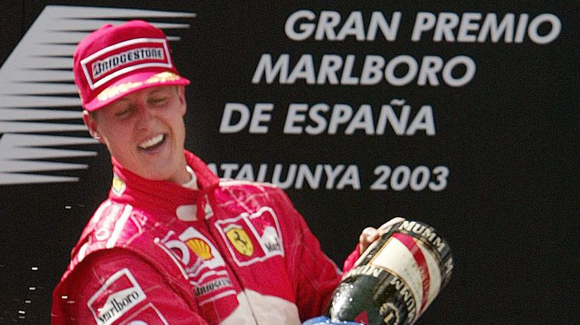 Schumacher v časoch najväčšej slávy.
