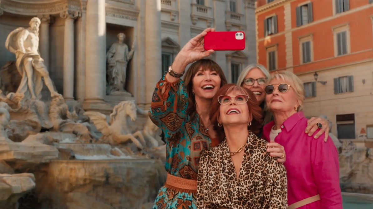 Mary Steenburgen, Jane Fonda, Diane Keaton a...