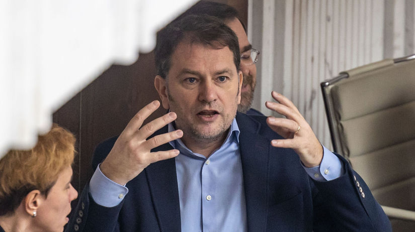 Igor Matovič počas piatkovej schôdze, na ktorej...