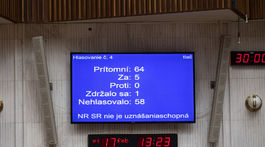 parlament, hlasovanie, mimoriadna schôdza