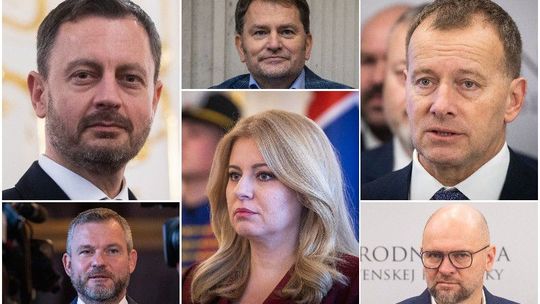 čaputová, heger, kollár, matovič, sulík