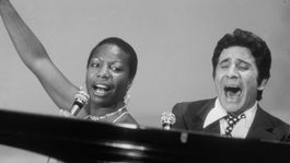 Nina Simone a Gilbert Bécaud.