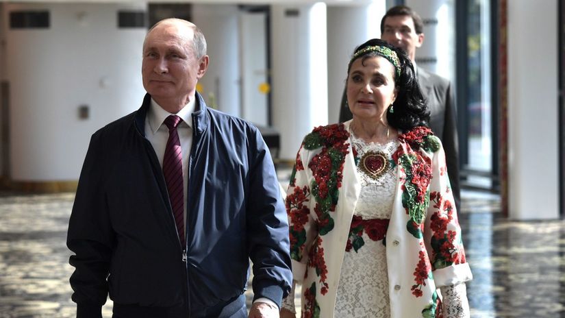 Irina Vinerová a Vladimir Putin