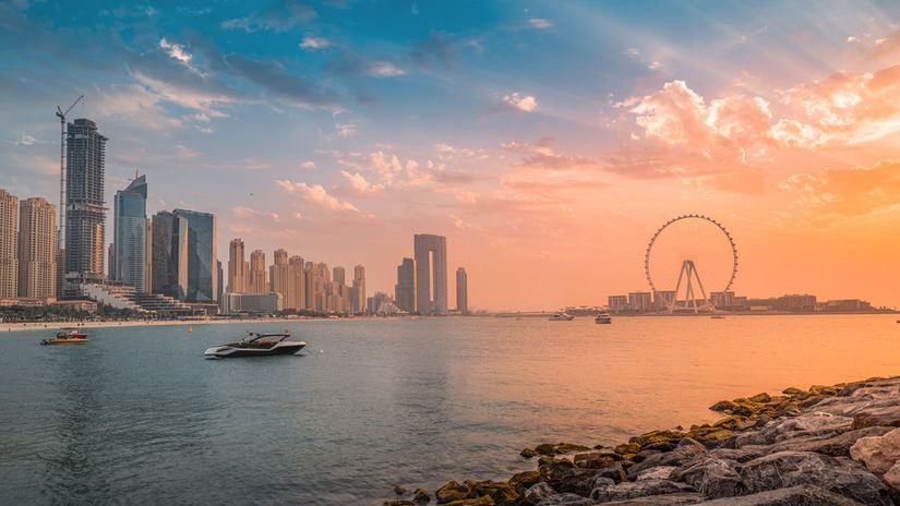 Najväčšie vyhliadková koleso Ain Dubai na...