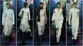 Modelky v odevoch z kolekcie talianskej značky...