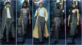 Modelky v odevoch z kolekcie talianskej značky...