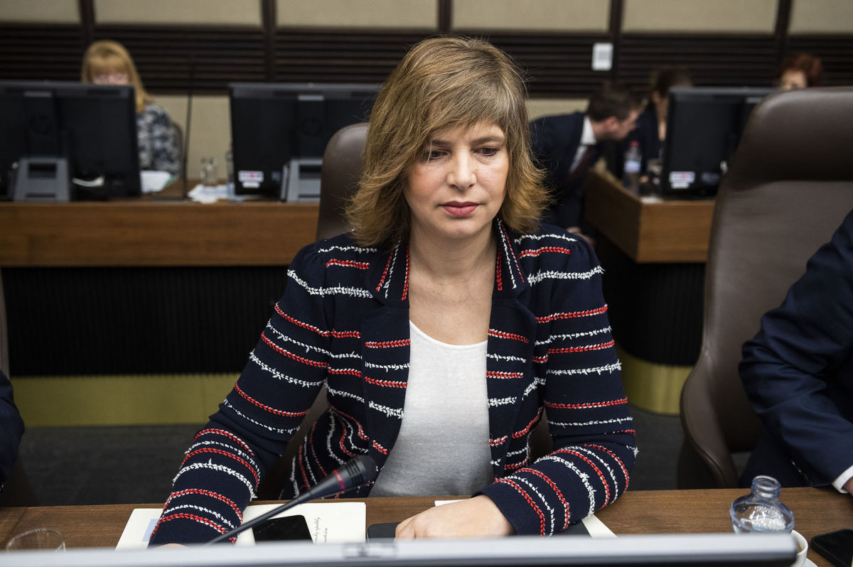 Dočasne poverená ministerka Veronika Remišová...