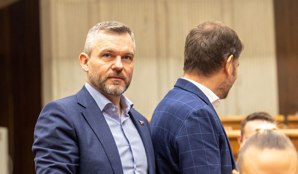 Peter Pellegrini a Igor Matovič po neúspešnom...