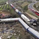 Grécko vlaky zrážka nehoda