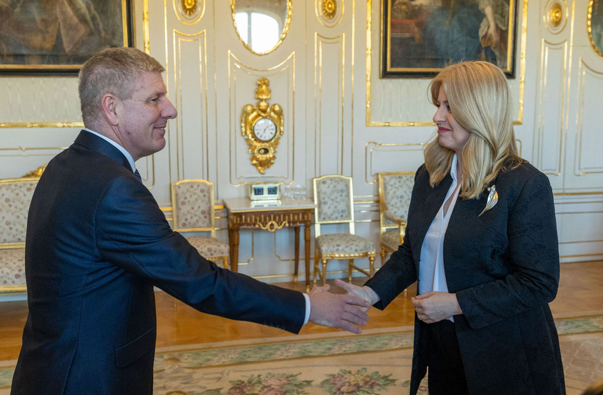 Prezidentka Zuzana Čaputová a Vladimír...