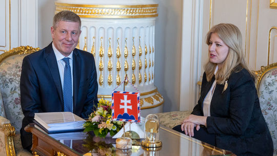 Prezidentka Zuzana Čaputová a Vladimír...