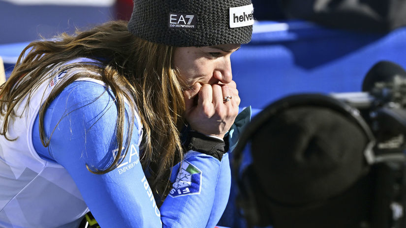 Francúzsko Lyžovanie MS super-G ženy Bassinová