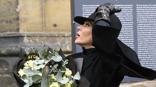 Modelka Andrea Verešová na poslednej rozlúčke s...