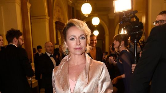 Herečka Tatiana Dyková na vyhlásení cien Český...