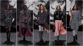 Modelky na prehliadke značky Chanel a jej...