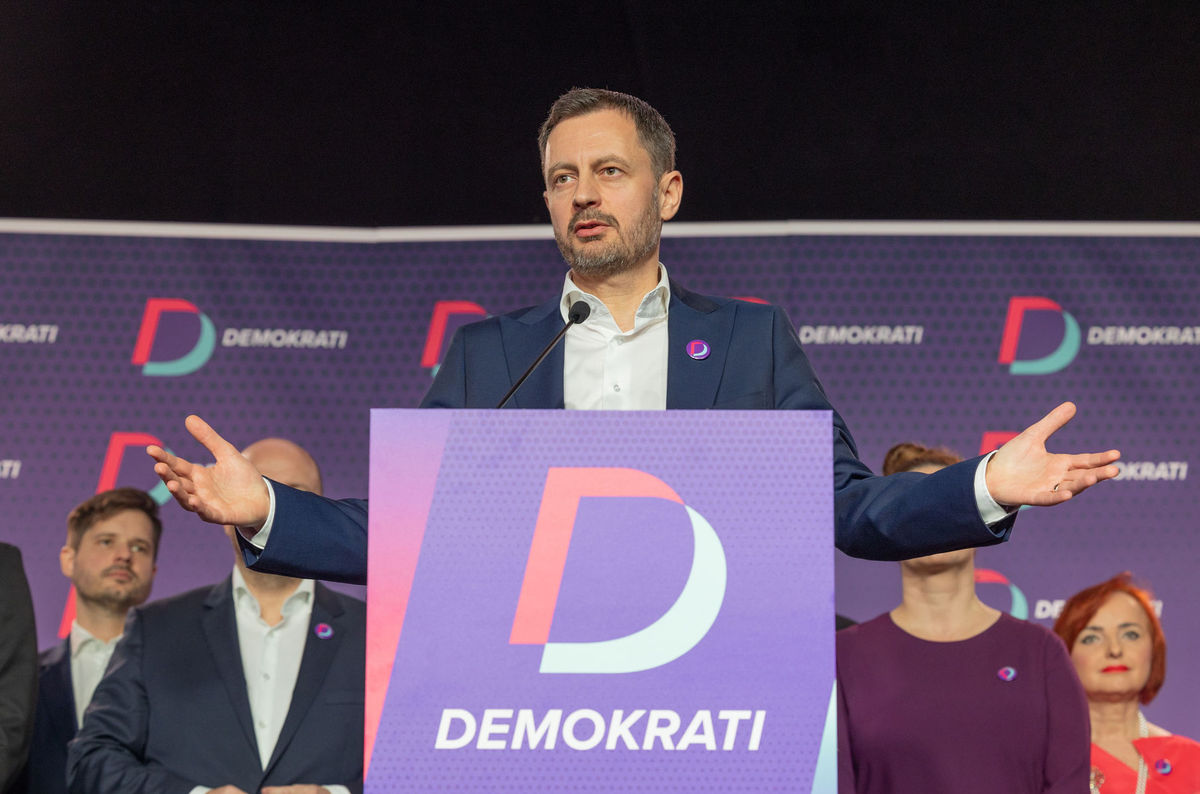 Líder strany Demokrati Eduard Heger.