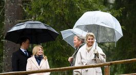 Juraj Rizman, prezidentka SR Zuzana Čaputová, holandský kráľ Viliam-Alexander a holandská kráľovná Maxima