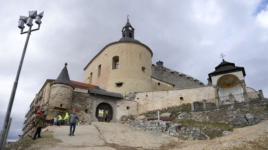 Mediálny deň na hrade Krásna Hôrka (na snímke)...