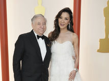 Herečka Michelle Yeoh a jej manžel Jean Todt.