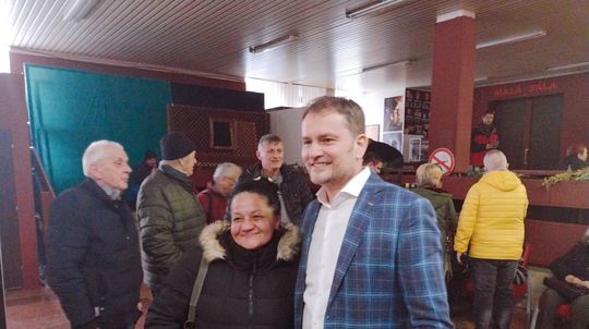 Igor Matovič na debate v Michalovciach.