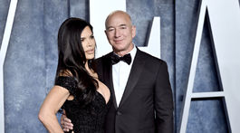 Miliardár Jeff Bezos a jeho partnerka Lauren Sanchez.