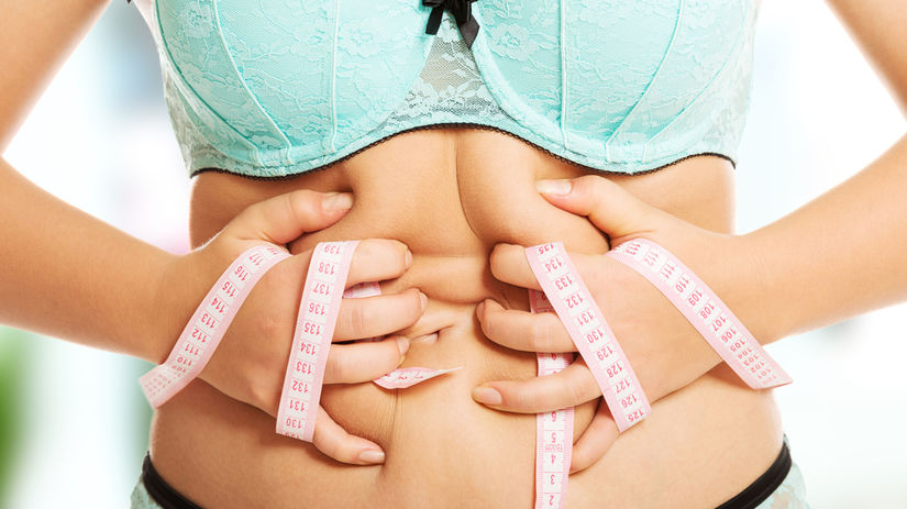 tuk, brucho, obezita, kalórie, žena, nadváha