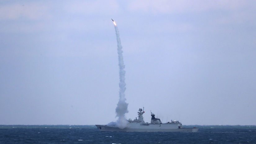 Decembrové námorné cvičenie Číny a Ruska.