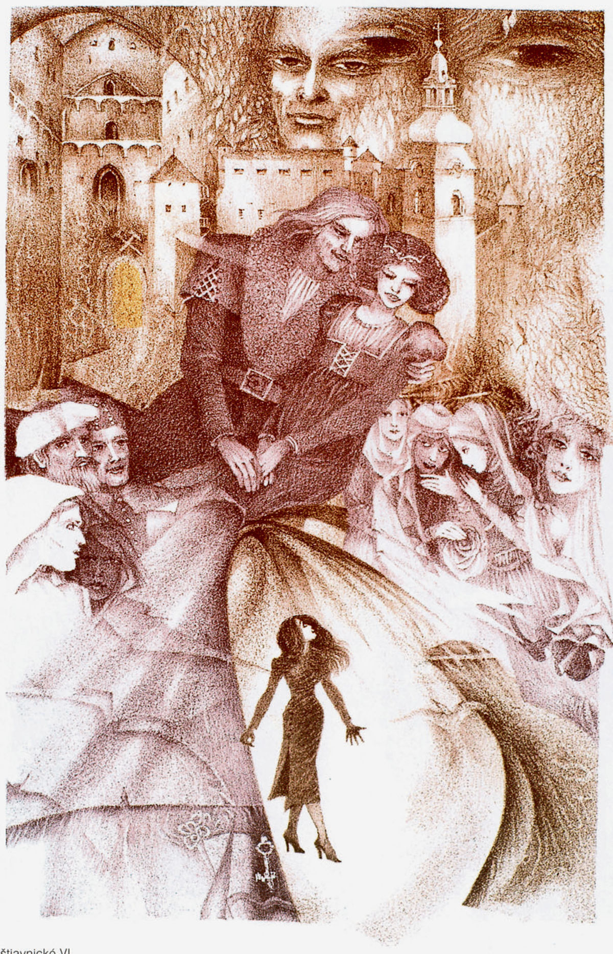 Na tejto grafike Nade Rappensbergerovej nájdeme...