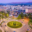 Podgorica, Čierna Hora, Montenegro, kruhový obchvat