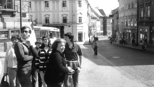 Banská Štiavnica, september 1981. Na snímke...
