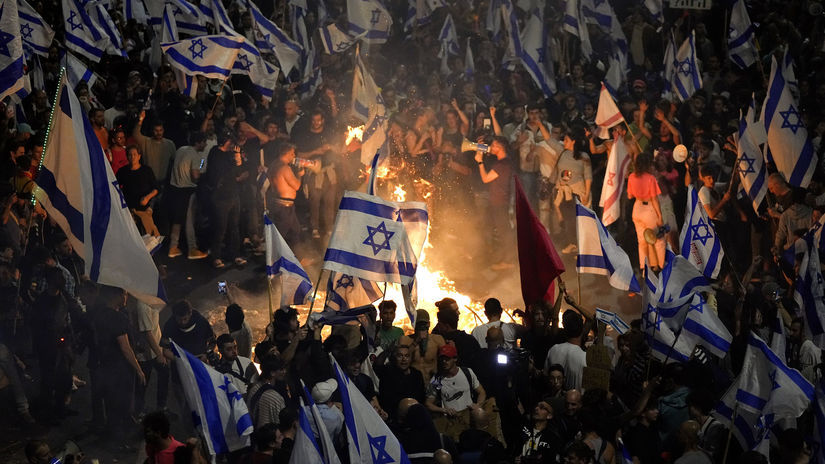 Izrael vláda súdnictvo reforma Netanjahu protesty