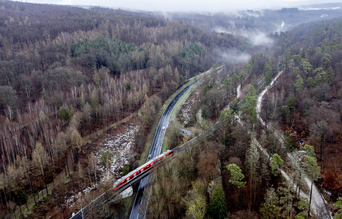 Nemecko Frankfurt doprava železnice vodík vlak