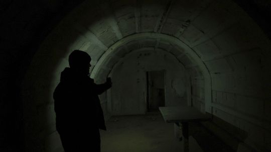 Podzemná sieť v meste Kukës vzdialenom zhruba...