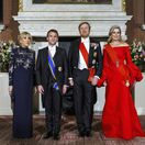 Holandský kráľ Viliam-Alexander a kráľovná Maxima, Emmanuel Macron